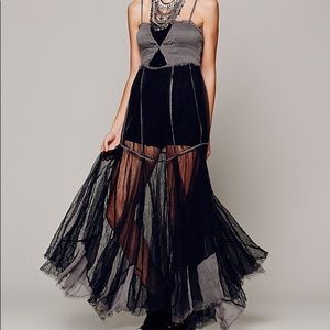 Free People Tulle Maxi Dress